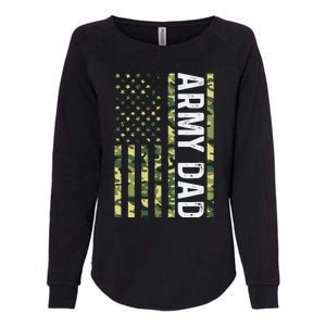 Proud Army Dad United States Usa Flag For FatherS Day Womens California Wash Sweatshirt