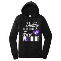 Prematurity Awareness Daddy Nicu Warrior Preemie Dad Women's Pullover Hoodie