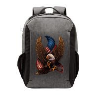 Patriotic American Design With Eagle And Flag Vector Backpack