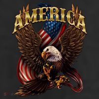 Patriotic America Design With Eagle And American Flag Cool Comfort Performance Bucket Hat