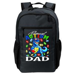 Proud Autism Dad Dinosaur Autism Awareness Gift Daily Commute Backpack