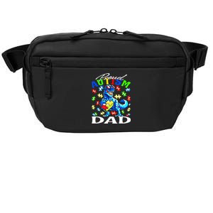 Proud Autism Dad Dinosaur Autism Awareness Gift Crossbody Pack