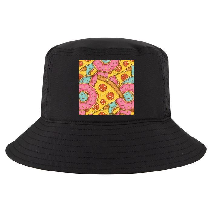 Pizza And Donuts Fast Food Cool Comfort Performance Bucket Hat