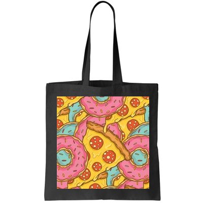 Pizza And Donuts Fast Food Bag