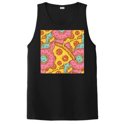 Pizza And Donuts Fast Food PosiCharge Competitor Tank