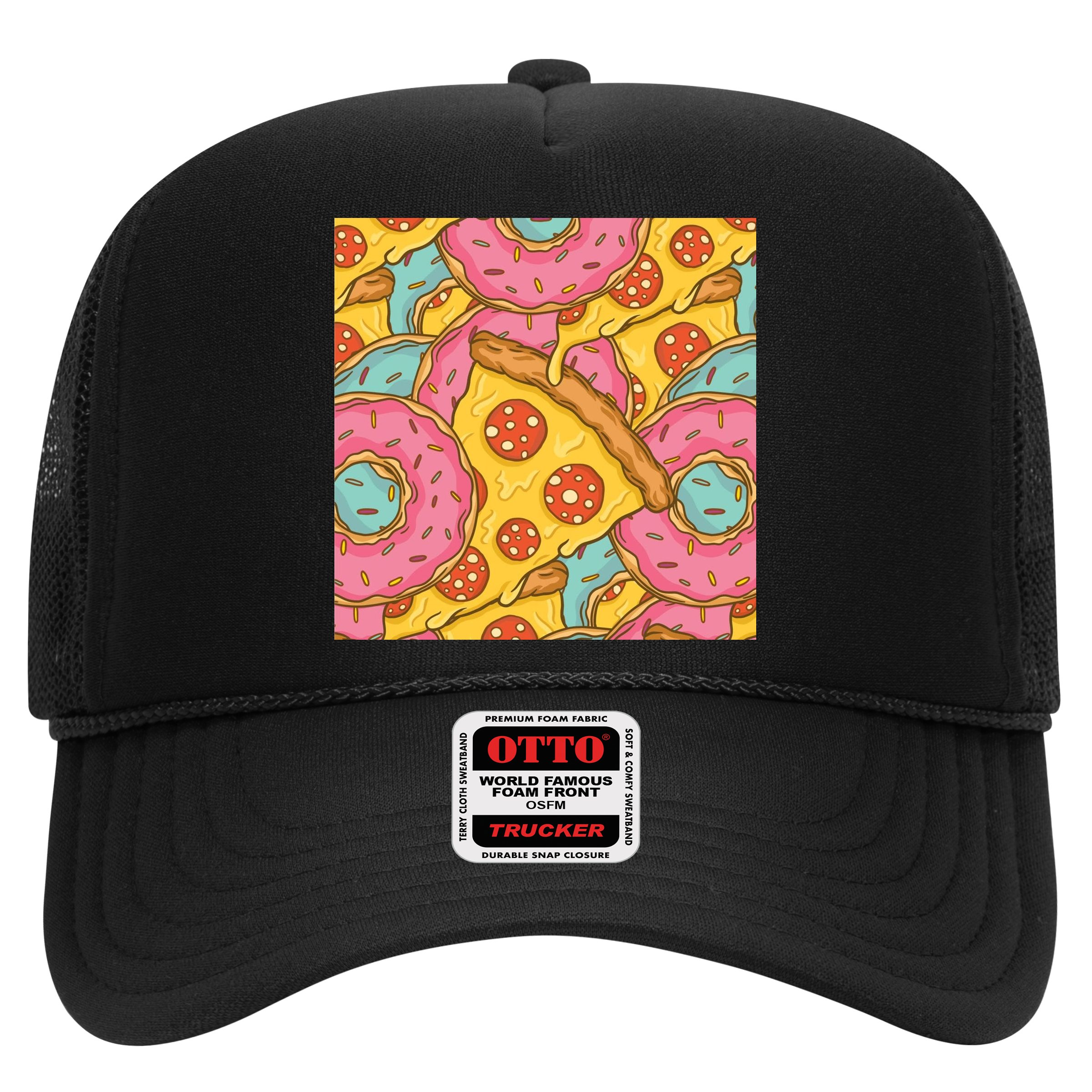 Pizza And Donuts Fast Food Hat