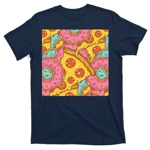 Pizza And Donuts Fast Food T-Shirt