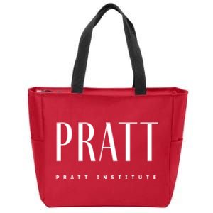 Pratt Art Deco Style College Zip Tote Bag