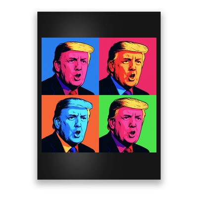 Pop Art Donald Trump Retro Poster