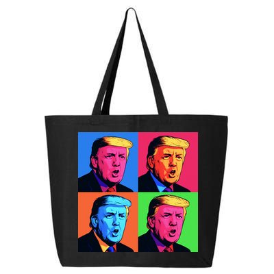Pop Art Donald Trump Retro 25L Jumbo Tote