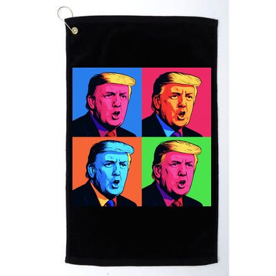 Pop Art Donald Trump Retro Golf Towel