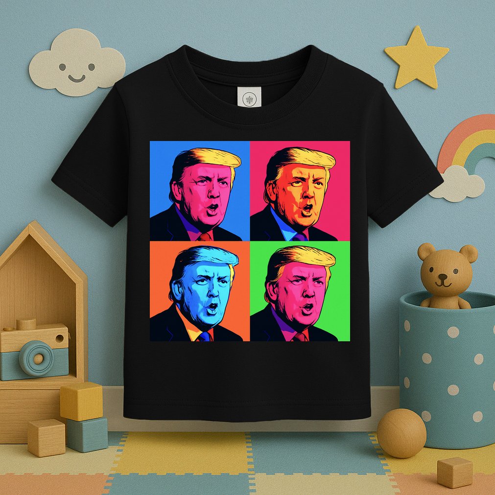 Pop Art Donald Trump Retro Toddler T-Shirt