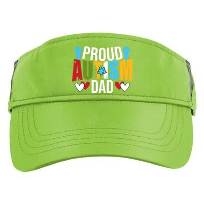 Proud Autism Dad T V4 Adult Drive Performance Visor