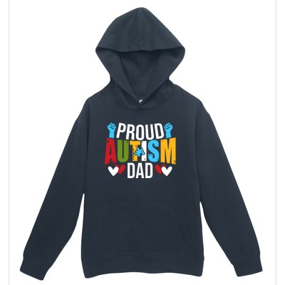 Proud Autism Dad T V4 Urban Pullover Hoodie