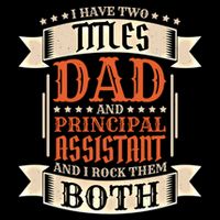 Principal Assistant Dad And Job Principal Assistant Father Gift Impact Tech Backpack