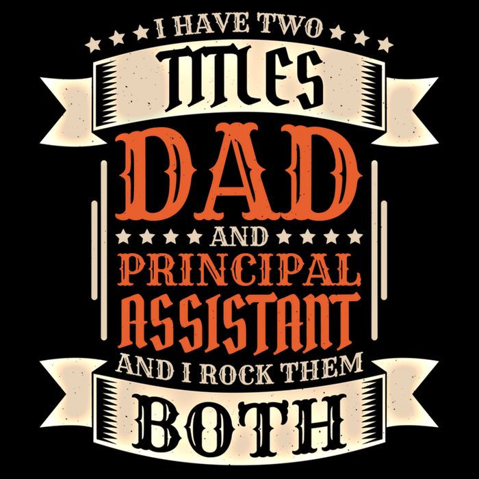 Principal Assistant Dad And Job Principal Assistant Father Gift Impact Tech Backpack