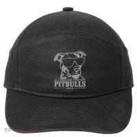 Pitbull All Dogs Are Cool Pitbulls Rule Funny Pitbull 7-Panel Snapback Hat