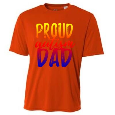 Proud Autism Dad Cool Gift Cooling Performance Crew T-Shirt