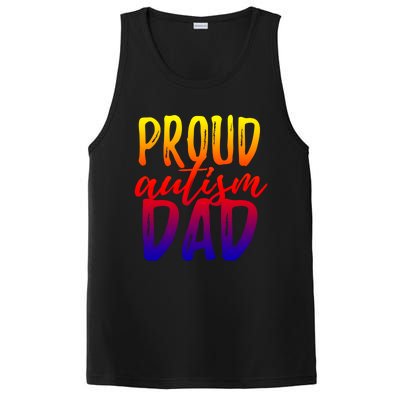 Proud Autism Dad Cool Gift PosiCharge Competitor Tank