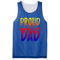 Proud Autism Dad Cool Gift Mesh Reversible Basketball Jersey Tank