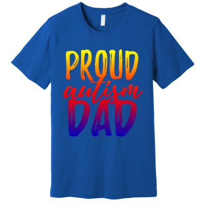 Proud Autism Dad Cool Gift Premium T-Shirt