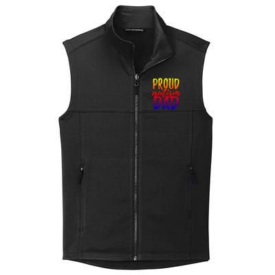 Proud Autism Dad Cool Gift Collective Smooth Fleece Vest