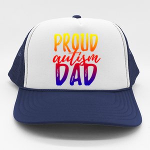 Proud Autism Dad Cool Gift Trucker Hat