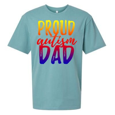 Proud Autism Dad Cool Gift Sueded Cloud Jersey T-Shirt