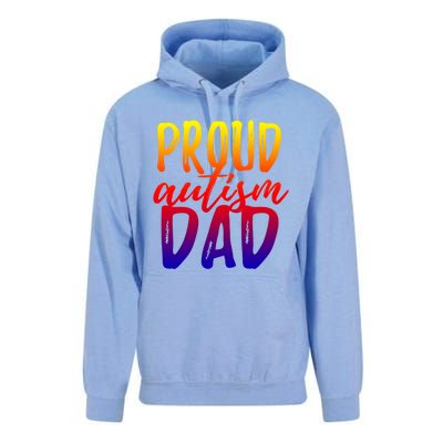 Proud Autism Dad Cool Gift Unisex Surf Hoodie