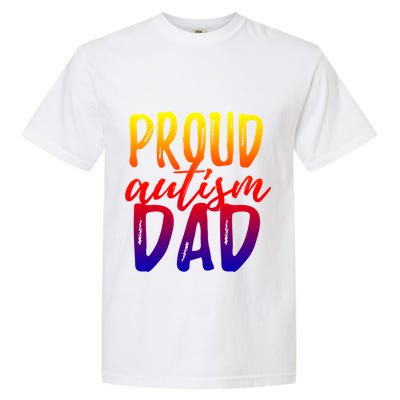 Proud Autism Dad Cool Gift Garment-Dyed Heavyweight T-Shirt