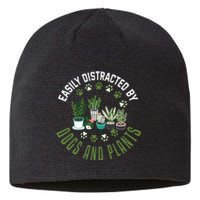 Plants And Dogs Funny Plant Lover Dog Lover Plant Sustainable Beanie