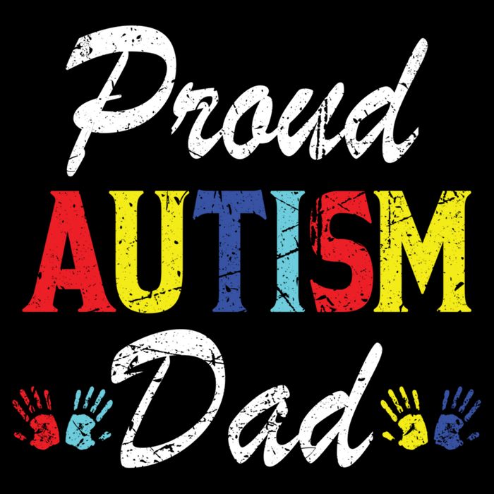 Proud Autism Dad Gift Drawstring Bag