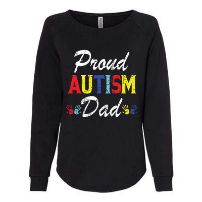 Proud Autism Dad Gift Womens California Wash Sweatshirt