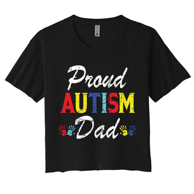 Proud Autism Dad Gift Crop Top