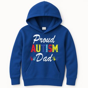 Proud Autism Dad Gift Kids Hoodie