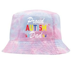 Proud Autism Dad Gift Tie-Dyed Bucket Hat