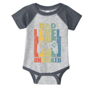 Pregnancy Announcement Dad Level Unlocked Soon To Be Father Infant Baby Jersey Bodysuit