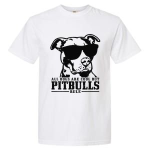 Pitbull All Dogs Are Cool Pitbulls Rule Funny Pitbull Garment-Dyed Heavyweight T-Shirt