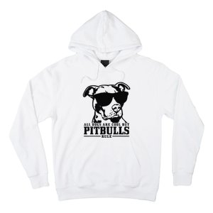 Pitbull All Dogs Are Cool Pitbulls Rule Funny Pitbull Hoodie