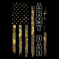 Proud Army Dad United States USA Flag Father 16 in Basic Backpack