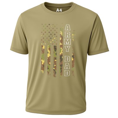 Proud Army Dad United States USA Flag Father Performance Shirt