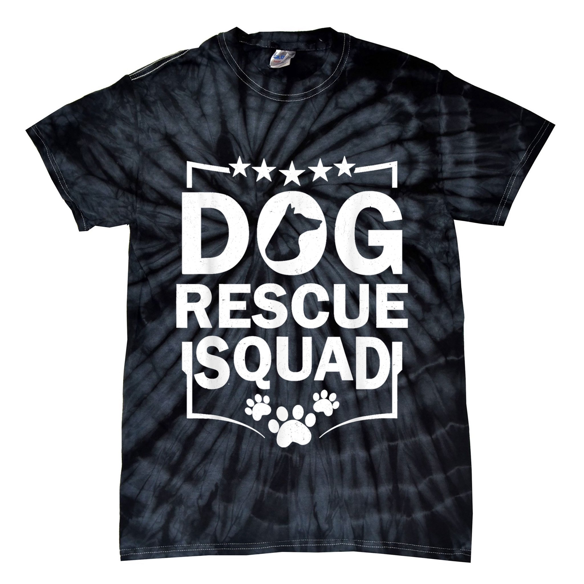 Pet Adoption Dog Adoption Animal Dog Rescue Squad Dog Rescue Tie-Dye T-Shirt