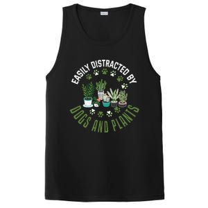 Plants And Dogs Funny Plant Lover Dog Lover Plant PosiCharge Competitor Tank