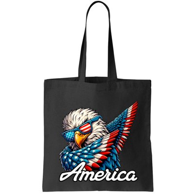 Patriotic America Dabbing Bald Eagle Bag