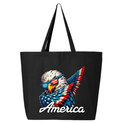 Patriotic America Dabbing Bald Eagle 25L Jumbo Tote