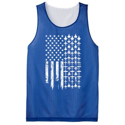 Pilot Airplane Distress American Flag Plane Of Aviation Crew Gift Mesh Reversible Basketball Jersey Tank