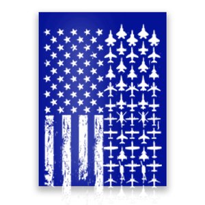 Pilot Airplane Distress American Flag Plane Of Aviation Crew Gift Poster