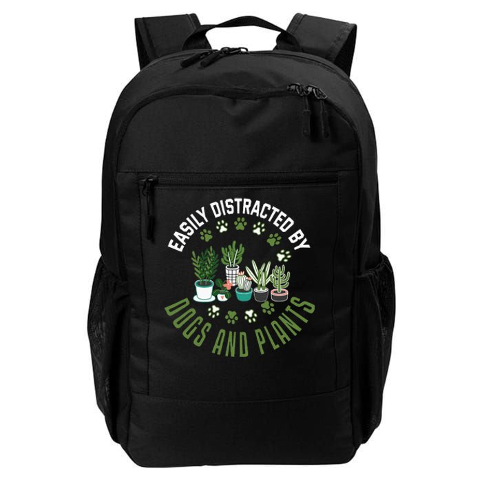 Plants And Dogs Funny Plant Lover Dog Lover Plant Daily Commute Backpack