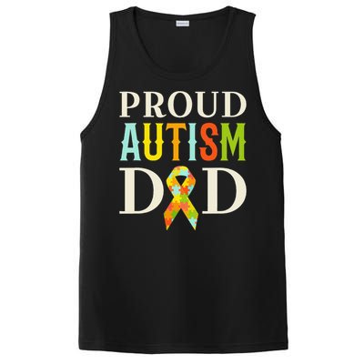 Proud Autism Dad S Autism Awareness PosiCharge Competitor Tank