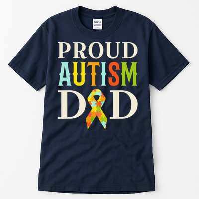 Proud Autism Dad S Autism Awareness Tall T-Shirt